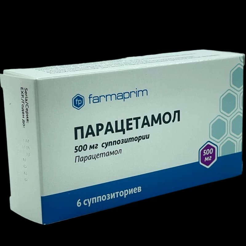 Парацетамол супп 500 мг N6x1
