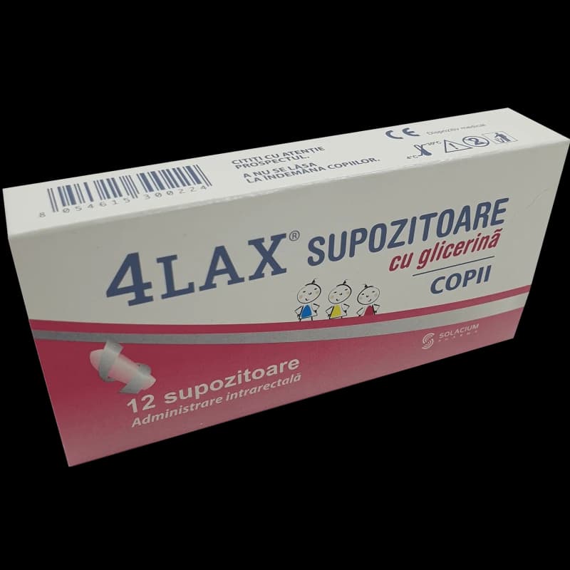 4Lax Свечи глицериновые для детей N12