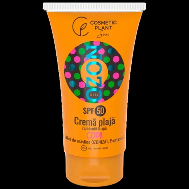 Cosmetic Plant Детский солнцезащит. крем OZON SPF50 с оливковым маслом, водостойкий 150мл