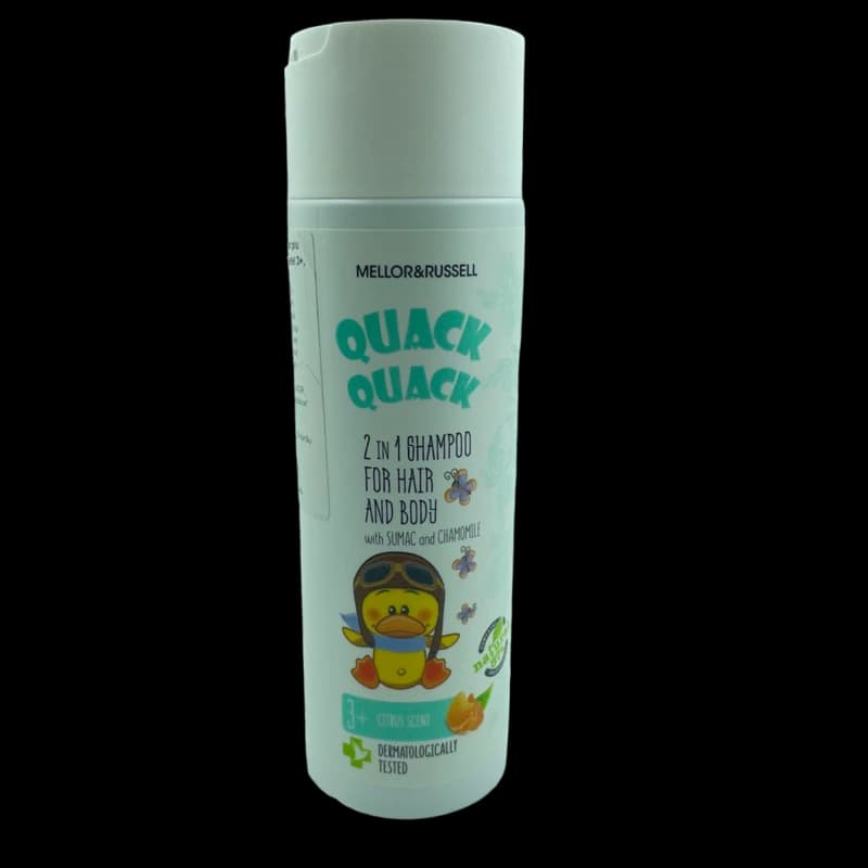 Quack Quack Детский шампунь с сумахом и ромашкой 3+, 200мл