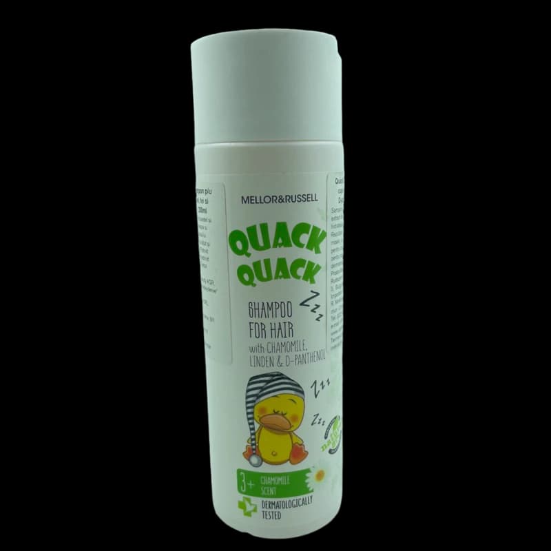 Quack Quack Детский шампунь с ромашкой, липой и Д-пантенолом 3+, 200мл