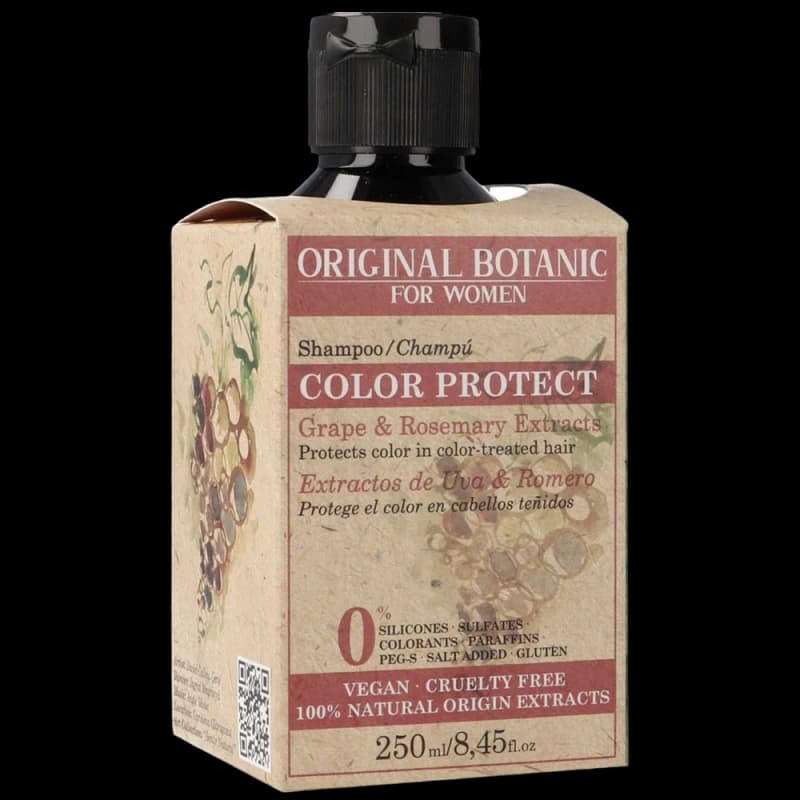 Original Botanic Шампунь для окрашенных волос, защита цвета, б/з сульфатов 250 мл