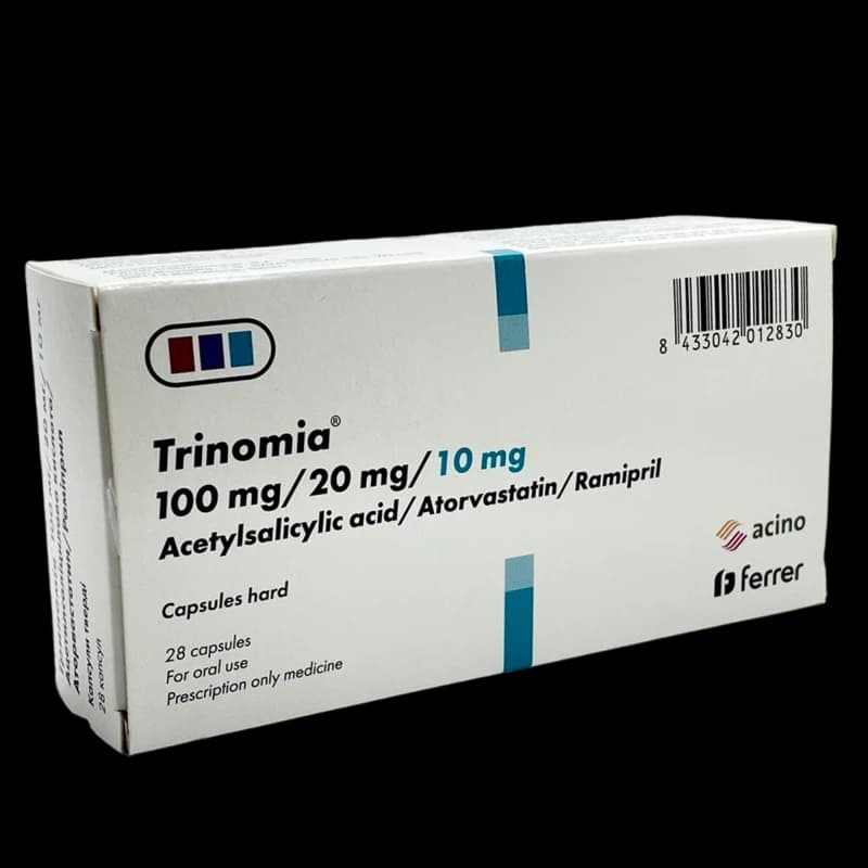 Trinomia caps. 100 mg/20 mg/10 mg N7x4
