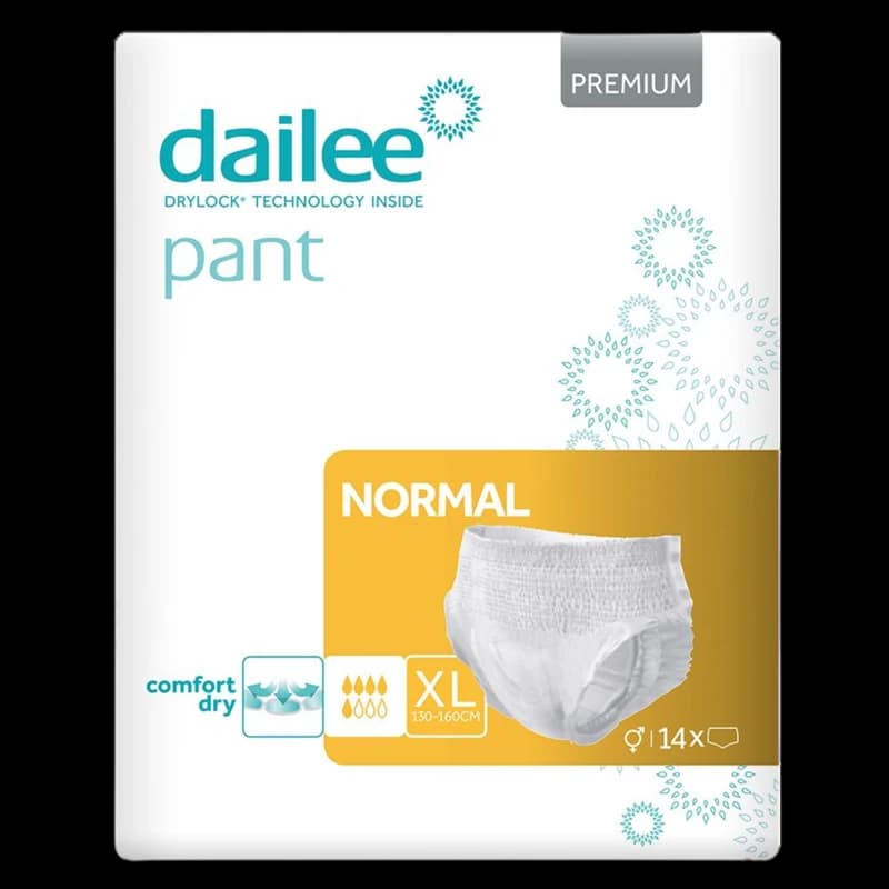 Подгузники-трусы для взрослых Dailee Pant Premium Normal размер XL, 5 капель, N14