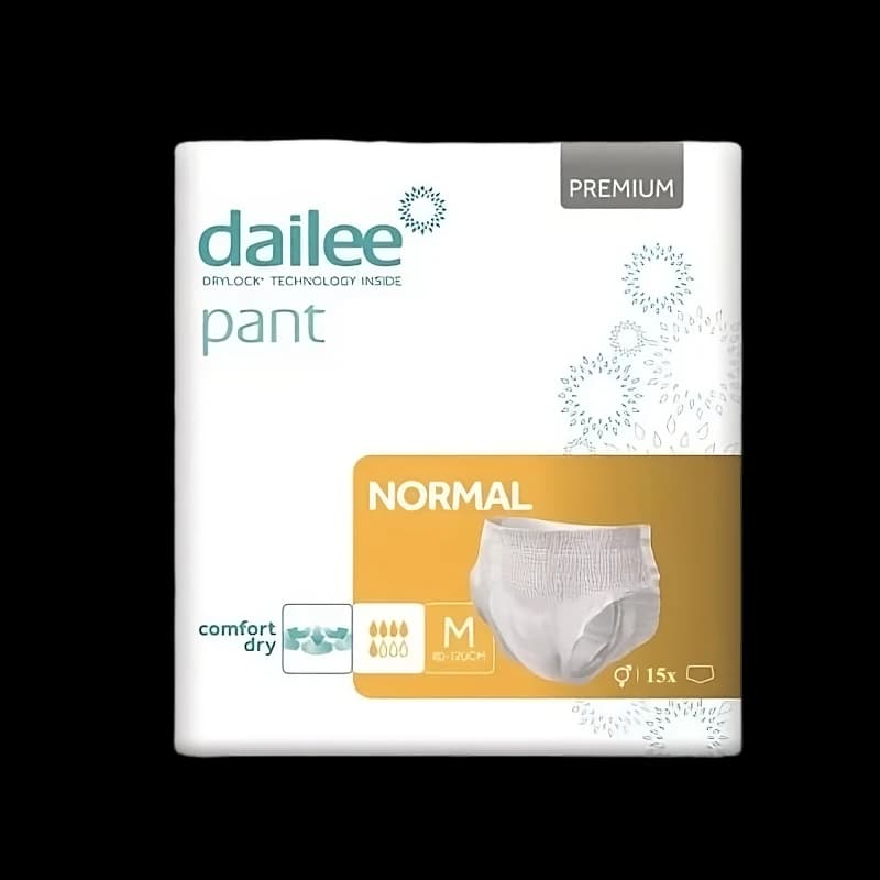 Подгузники-трусы для взрослых Dailee Pant Premium Normal размер M, 5 капель, N15