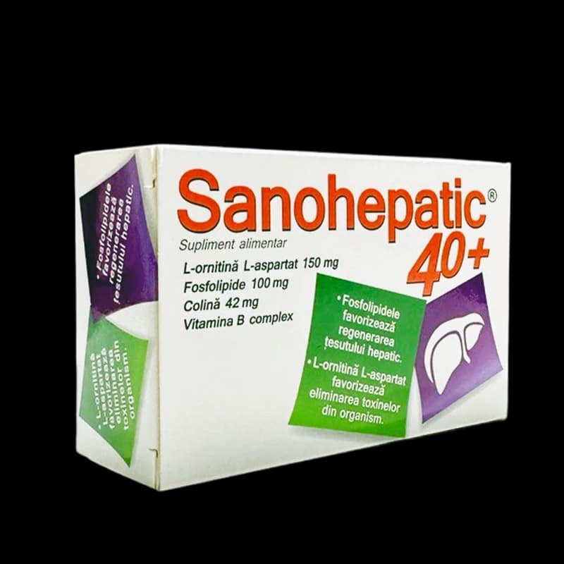 Sanohepatic 40+ caps. N10x3