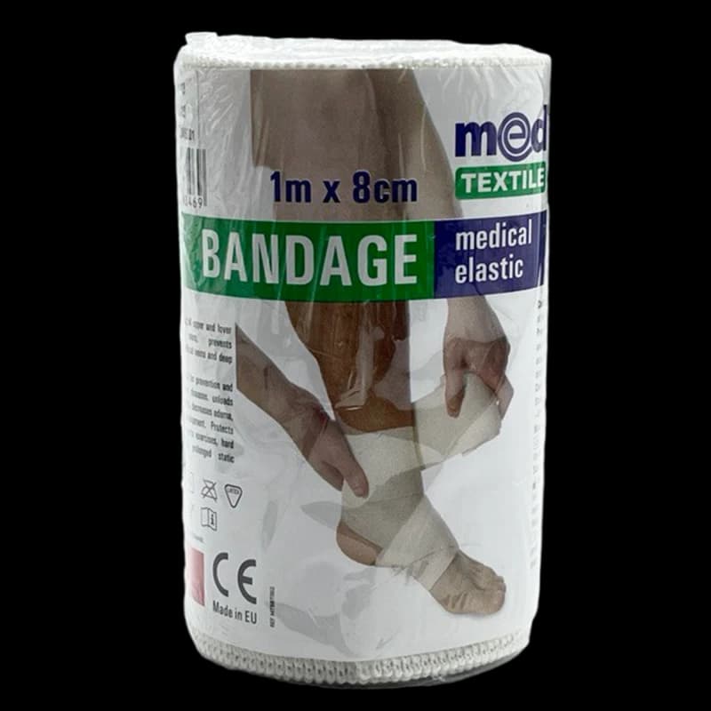 Бинт эластичный 1 м x 8 см Med Textile