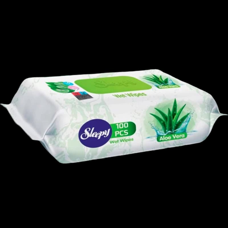 Салфетки влажные Слипи Алое Вера, N100