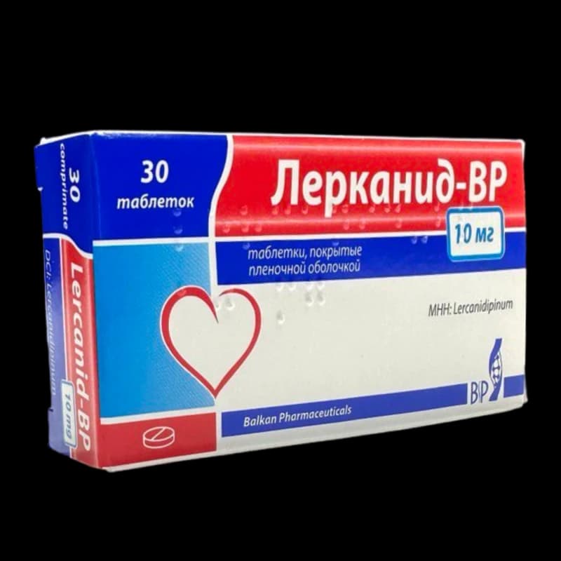 Лерканид-BP таб. п/обол. 10 мг N10x3