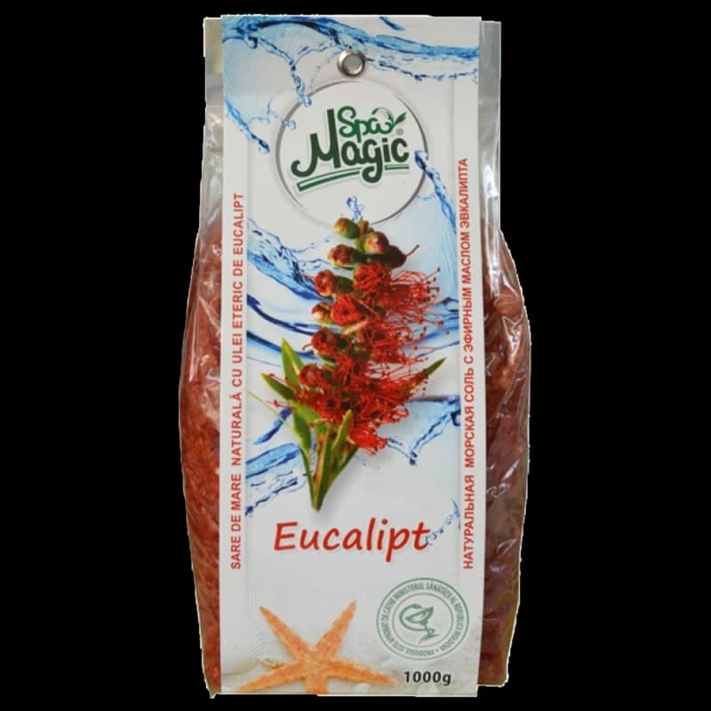 Соль морская MAGIC SPA Эвкалипт 1 кг (пакет)