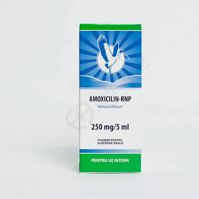 Амоксициллин-RNP 250 мг/5 мл пор д/приг рра д/приема внутрь 250 мг/5 мл 60 мл N1