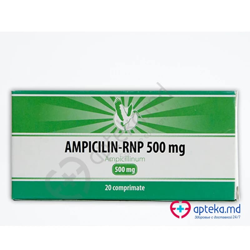 Ампициллин-RNP 500 мг капсулы 500 мг N10x2