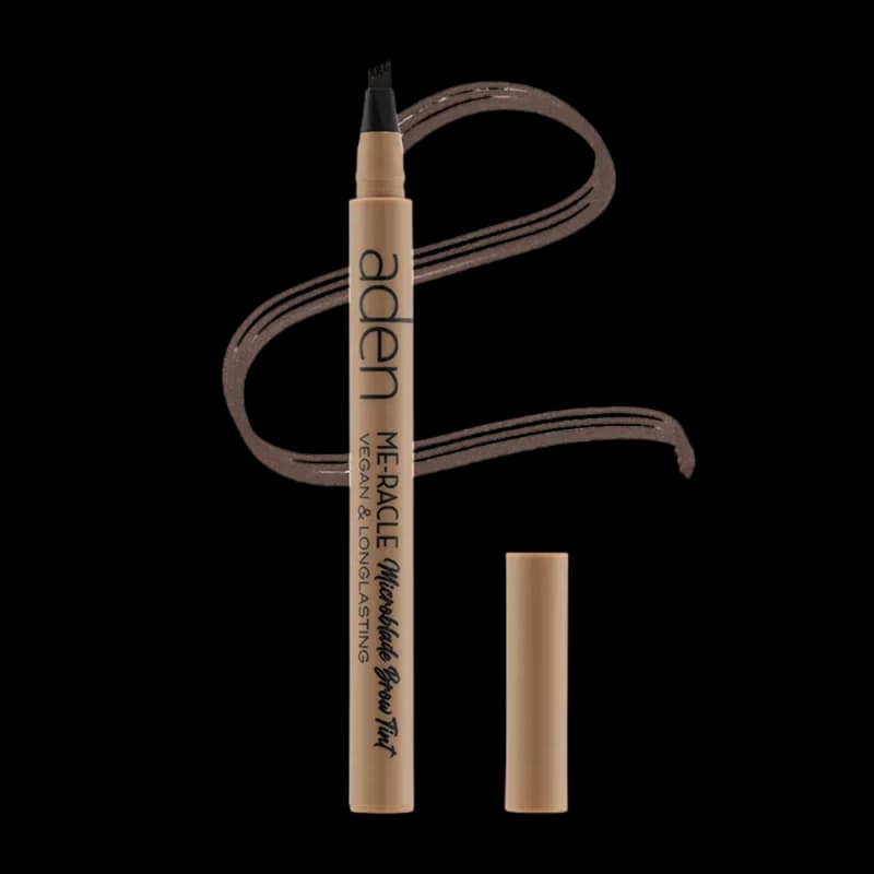 Aden Карандаш для бровей ME-RACLE Microblading brow tint 02 Soft brown