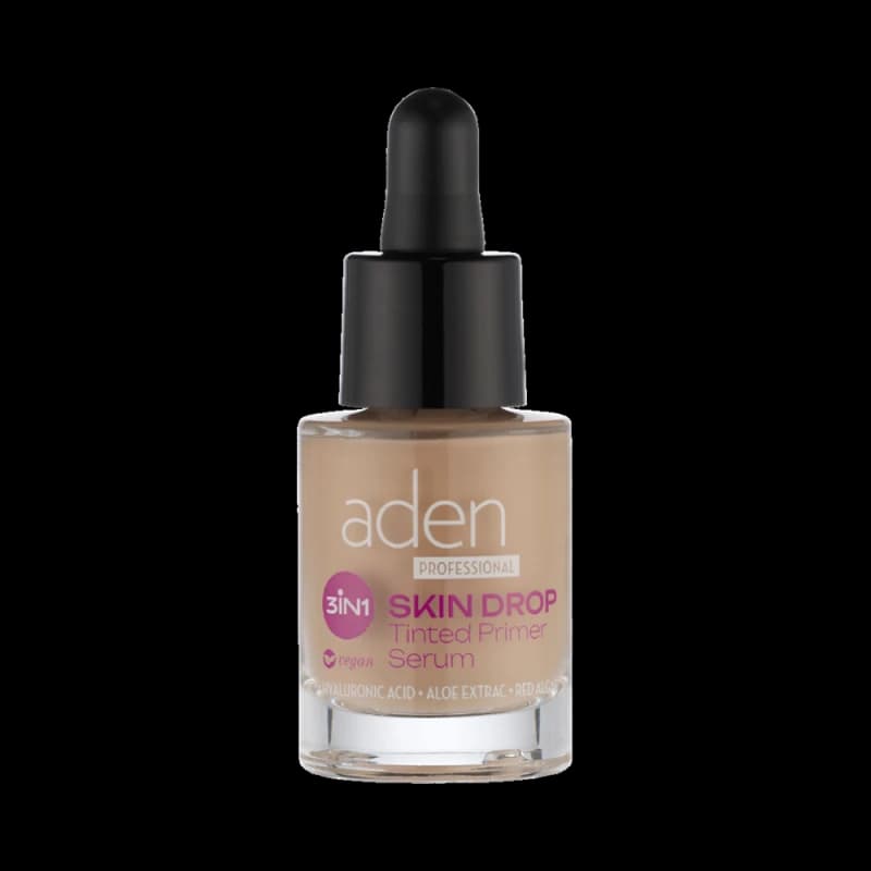 Aden Сыворотка-праймер для лица 3в1 Skin Drop Tinted Primer Serum 15мл