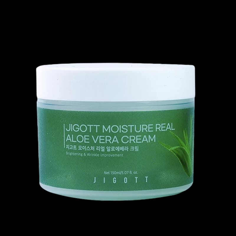 Jigott Увлажняющий крем с экстрактом алоэ вера Moisture Real Aloe Vera Cream 150 мл