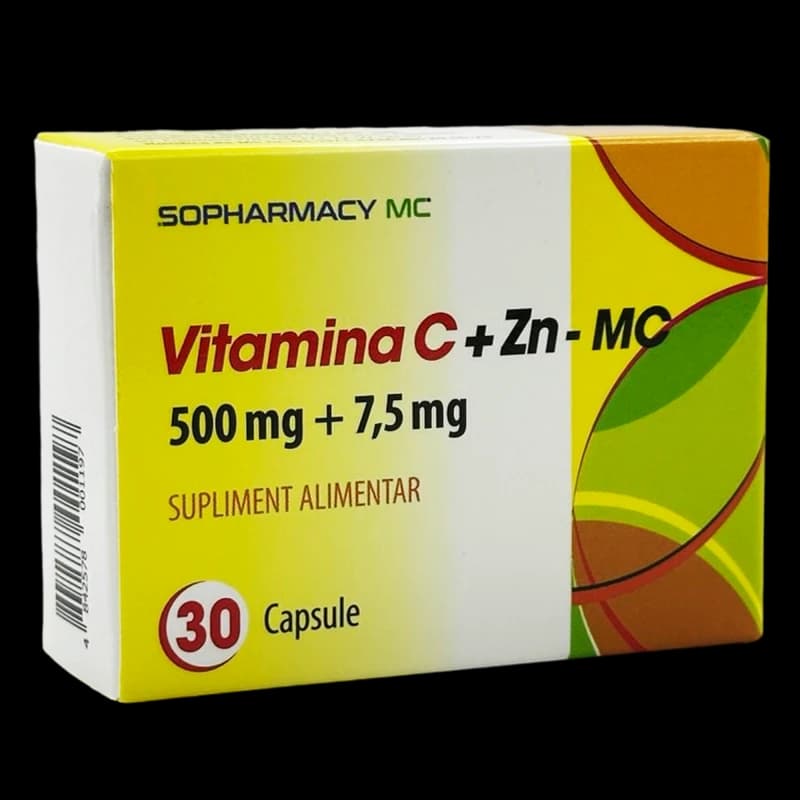 Витамин C 500 мг + Цинк 7,5 мг капсулы N10x3