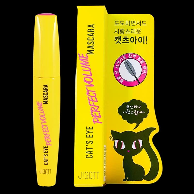 Jigott Тушь для объема CAT`S EYE PERFECT VOLUME MASCARA 12г
