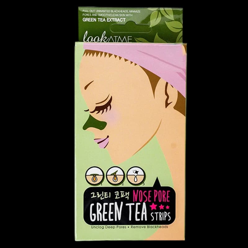 LookAtMe Патчи для очищения носа Nose Pore Strips (GREEN-TEA) N5