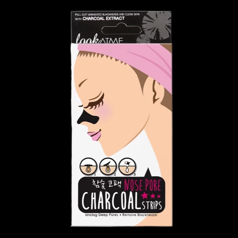 LookAtMe Патчи для очищения носа Nose Pore Strips (CHARCOAL) N5