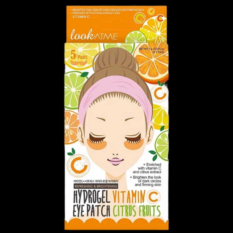LookAtMe Гидрогелевые патчи для глаз Hydro-gel Eye Patch (Vitamin C + Citrus Fruits) N5