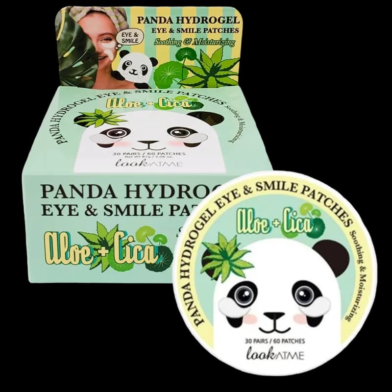 LookAtMe Гидрогелевые патчи для глаз Panda Hydro-gel eye patch (ALOE & CICA) 60 шт.