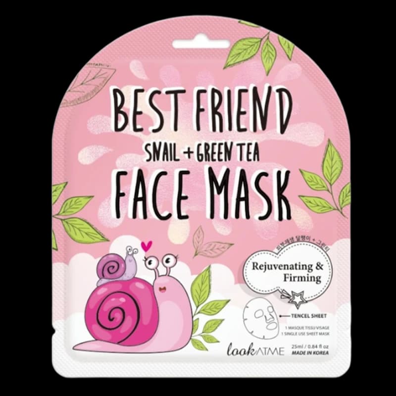 LookAtMe Тканевая маска для лица (Snail + Green Tea) 25 мл