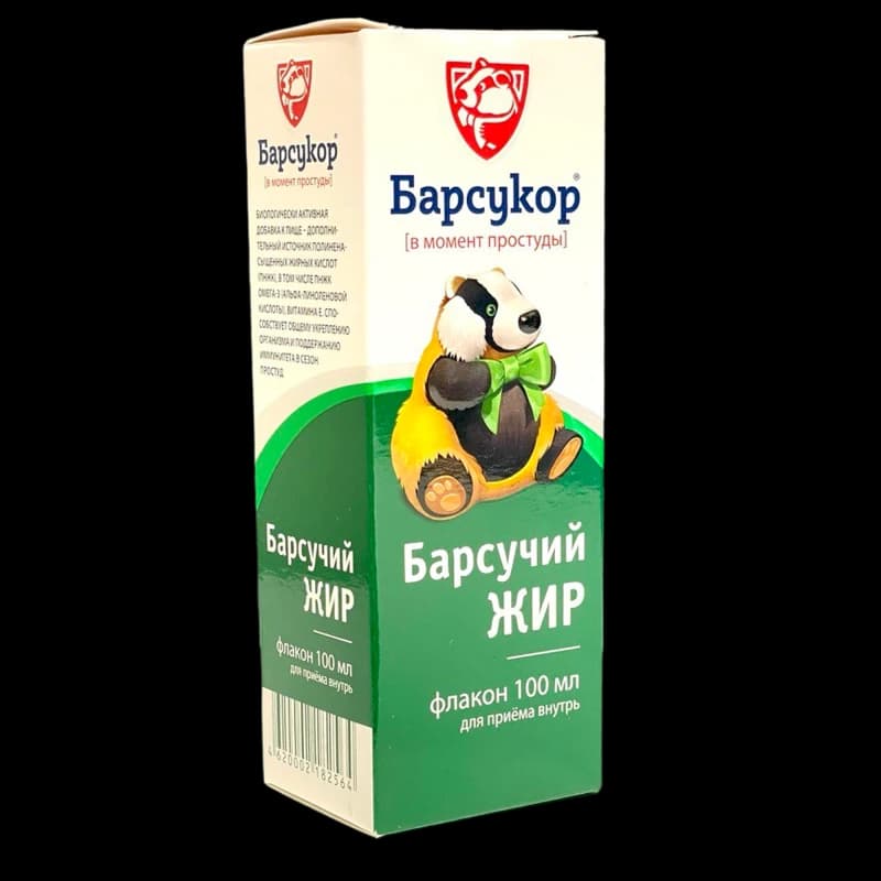Барсукор Барсучий жир 100мл