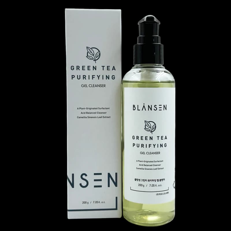 BLANSEN Очищающий гель для лица с экстрактом зеленого чая GREEN TEA PURIFYING GEL CLEANSER 200 г