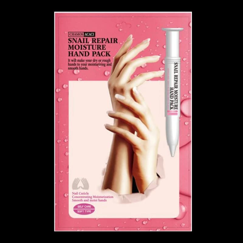 Chamos Смягчающая маска-перчатки для рук SNAIL REPAIR MOISTURE HAND PACK 16 г