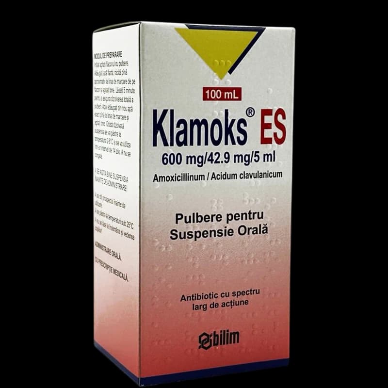 Кламокс ES, пор д/приг сусп 600/42.9мг/5мл