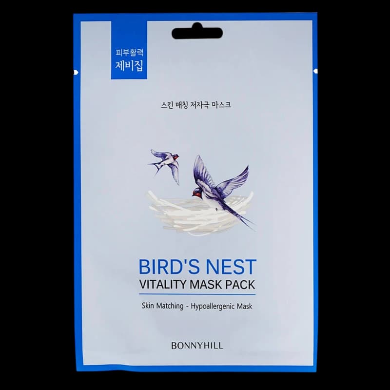 Bonnyhill Тканевая маска с экстрактом гнезда ласточки Bird's Nest Mask Sheet 23 g