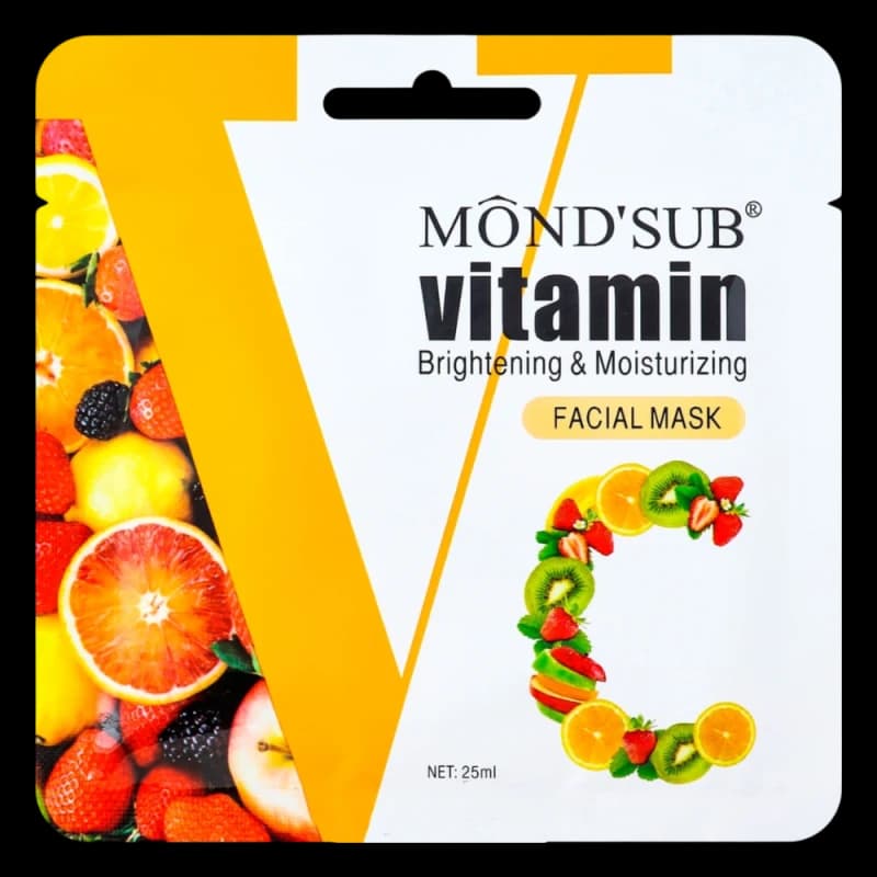 Mond'Sub Маска для лица  Vitamin C Brightening & Moisturizing Facial Mask 25 мл
