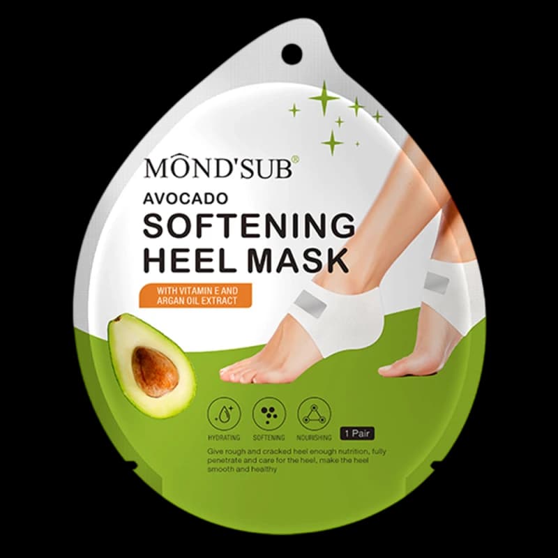 Mond'Sub Маска для пяток Avocado Softening Heel Mask 1 пара