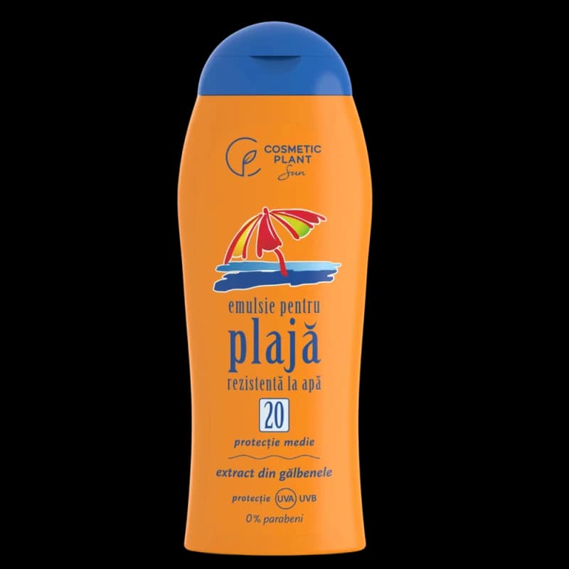 Cosmetic Plant Эмульсия для загара SPF20 водостойкая 200мл