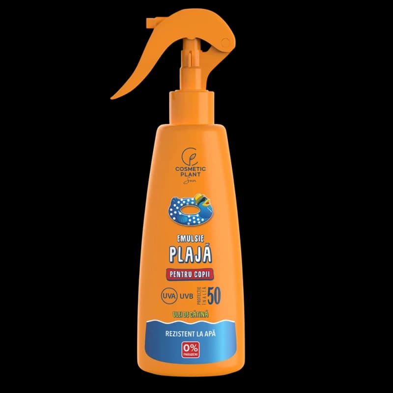 Cosmetic Plant Эмульсия для загара детская SPF50 водостойкий 200мл