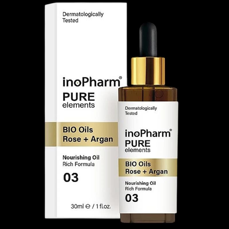 InoPharm Сыворотка для лица БИО маслами примулы и шиповника, 30мл