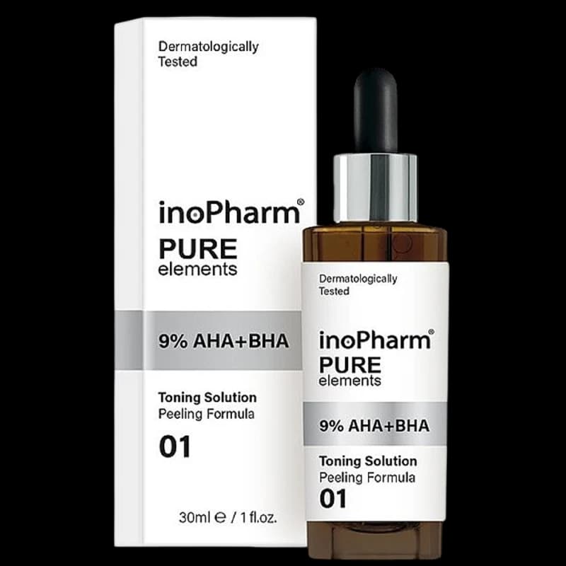 InoPharm Пилинг для лица 5% Молочн. Кисл.+гиалур. Кисл. 30мл