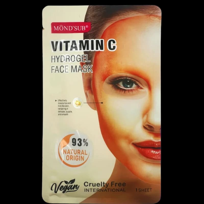 Mond'Sub Маска для лица с вит C Vitamin C Hydrogel Face Mask 28 г