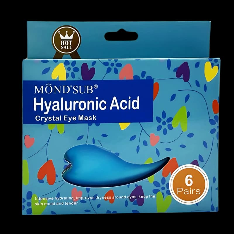 Mond'Sub Патчи для глаз с гиалуроновой кислотой Hyaluronic Acid Crystal Eye Mask 6 пар