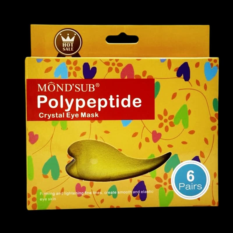 Mond'Sub Патчи для глаз с полипептидами Polypeptide Crystal Eye Mask 6 пар