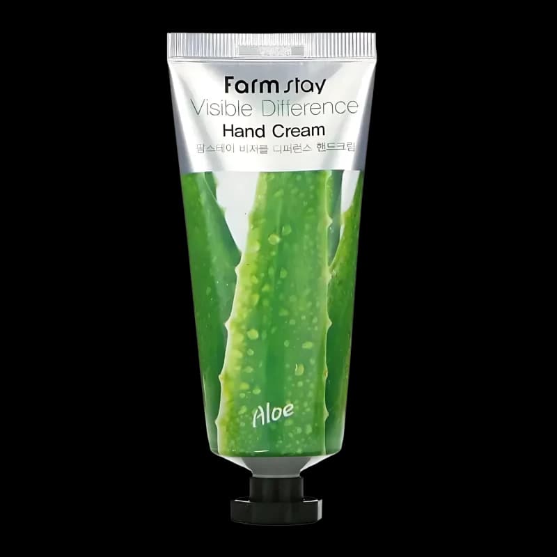 FARMSTAY Крем для рук VISIBLE DIFFERENCE HAND CREAM ALOE 100g