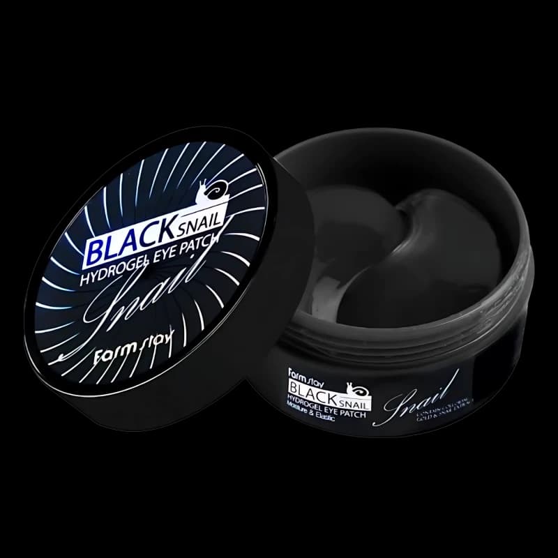 FARMSTAY Гидрогелевые патчи для глаз с муцином черной улитки BLACK SNAIL HYDROGEL EYE PATCH 90g