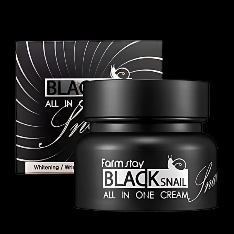 FARMSTAY Крем для лица с муцином черной улитки Black Snail All In One Cream 100ml