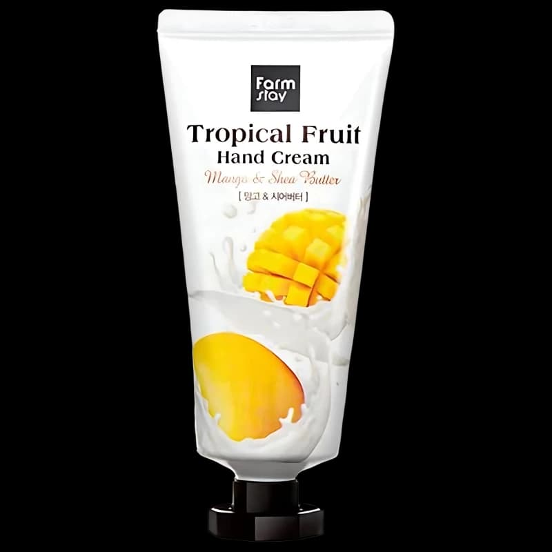 FARMSTAY Крем для рук с маслом ши TROPICAL FRUIT HAND CREAM MANGO & SHEA BUTTER 50ml