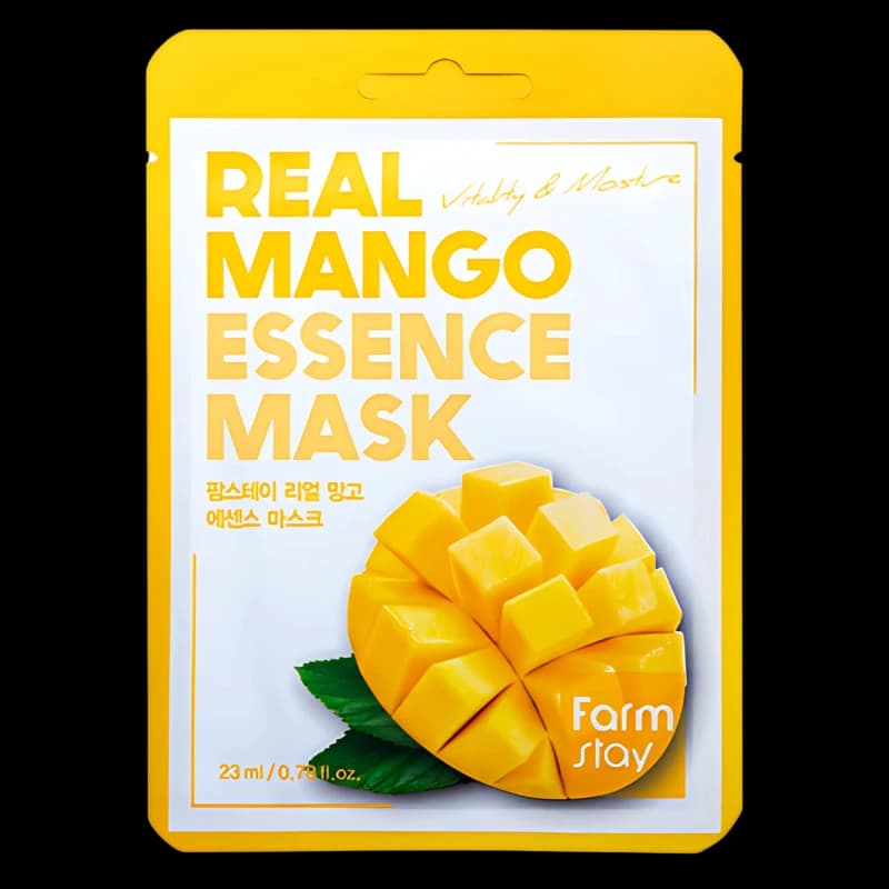 FARMSTAY Mаска для лица с экстрактом манго REAL MANGO ESSENCE MASK 23ml
