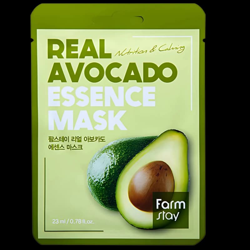 FARMSTAY  Mаска для лица с экстрактом авокадо REAL AVOCADO ESSENCE MASK 23ml