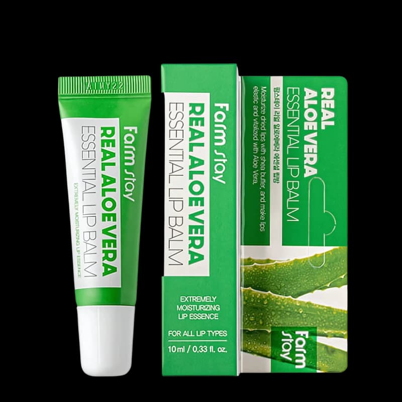 FARMSTAY Бальзам для губ с алоэ вера REAL ALOE VERA ESSENTIAL LIP BALM 10g