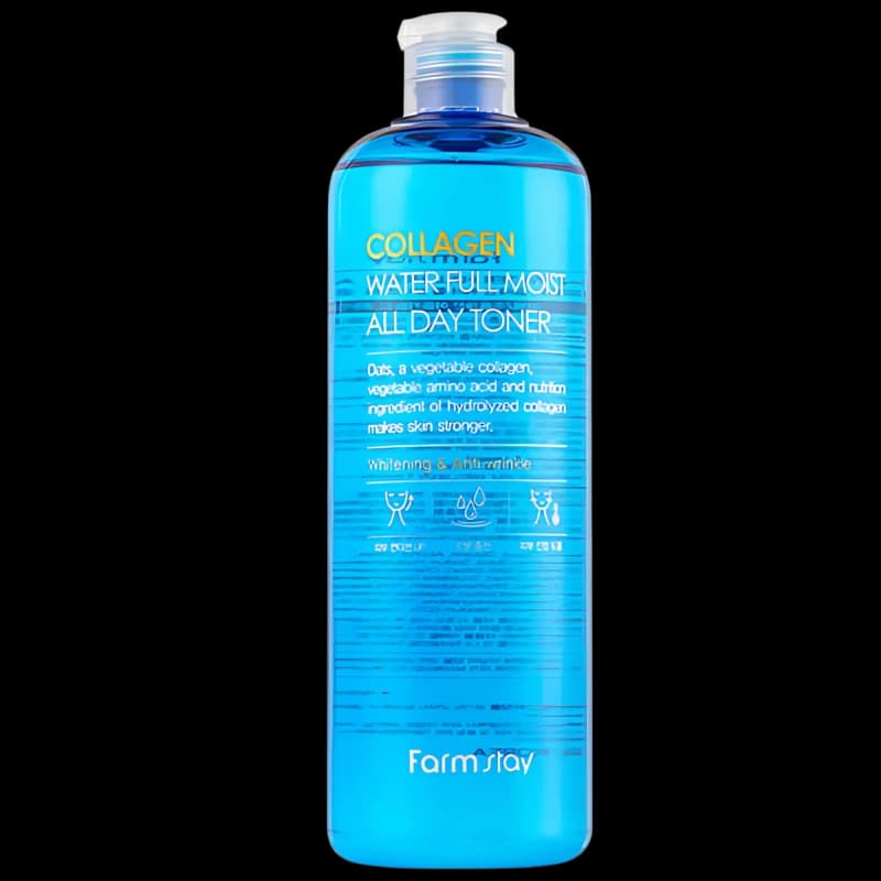 FARMSTAY Тонер с коллагеном COLLAGEN WATER FULL MOIST ALL DAY TONER 500ml