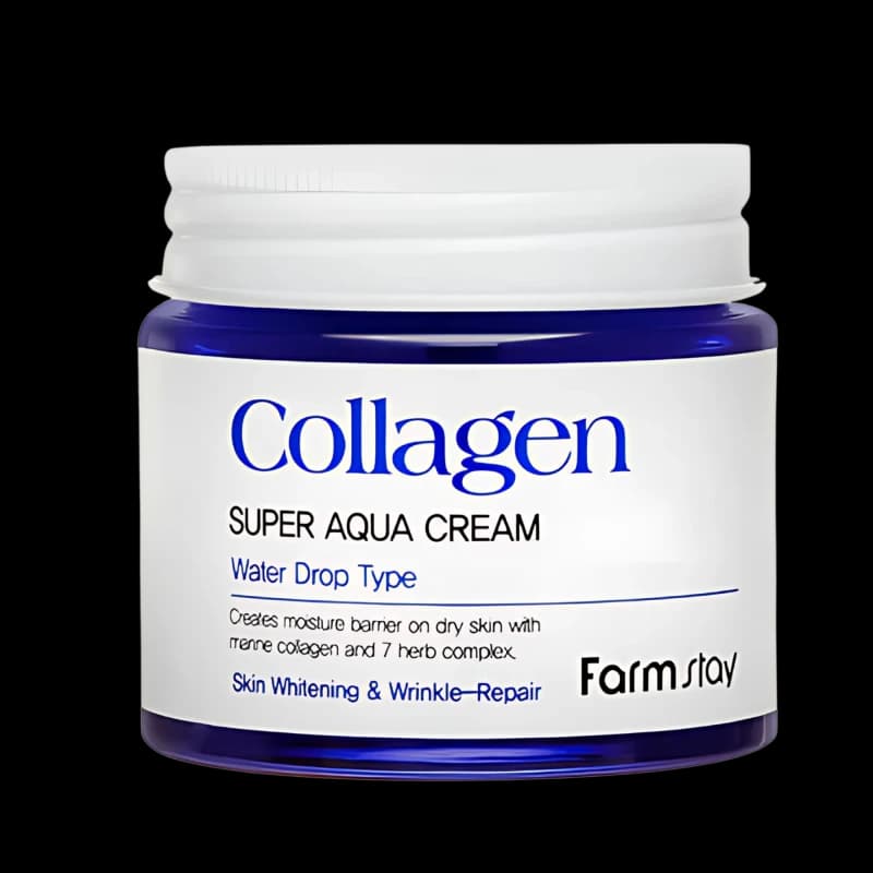 FARMSTAY Увлажняющий крем для лица с коллагеном COLLAGEN SUPER AQUA CREAM 80ml