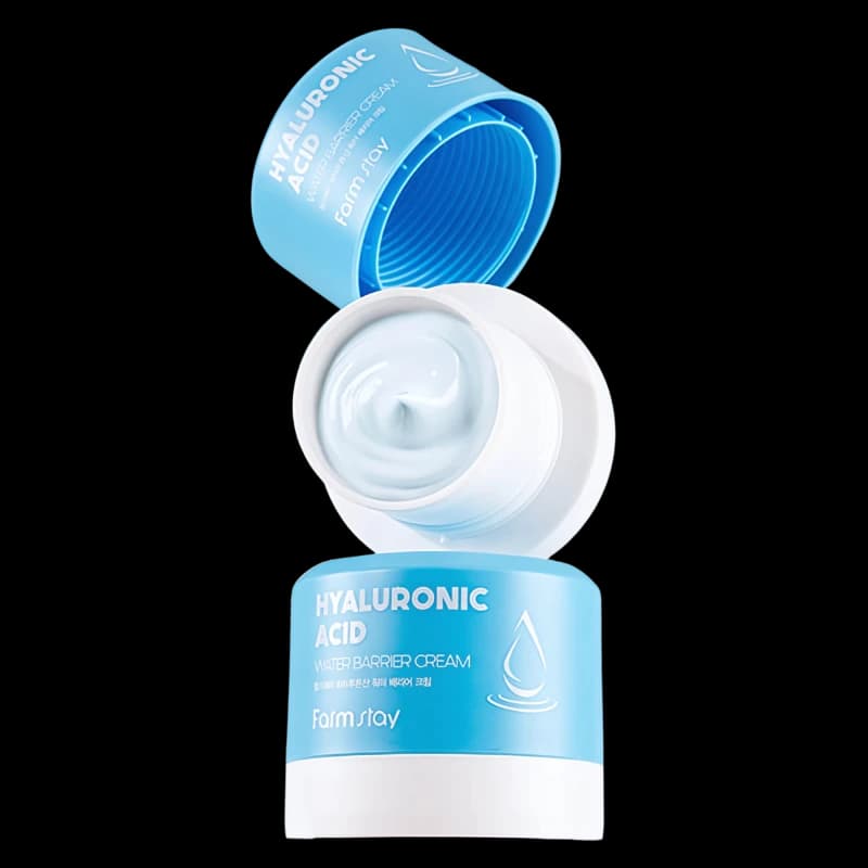 FARMSTAY Увлажняющий защитный крем с гиалуроновой кислотой HYALURONIC ACID WATER BARRIER CREAM  80ml